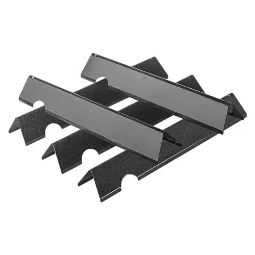 Produktbild: 66032 Flavorizer Bars für Weber GS4 Genesis II&LX 300 Series,Genesis II E-310 S-310 E-330 E-335 S-335 Grill,66795 43,4CM Porzellanemaille Aromaschienen für Weber Genesis GS4 E/S 340,Hitzeschild Ersatz