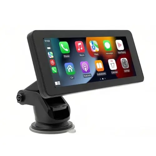 Produktbild: 6,86 Zoll Kabelloser Carplay-Touchscreen, Bluetooth-Auto-Multimedia-Player, Unterstützung für Carplay für Android Auto, Auto-Stereo-Navigationsbildschirm mit