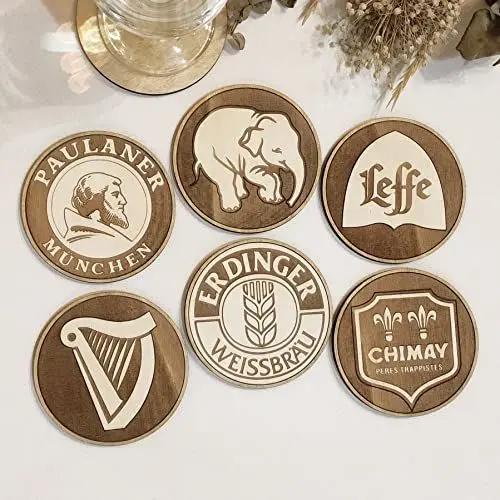 Produktbild: 6er Set Untersetzer - Biere Kollektion