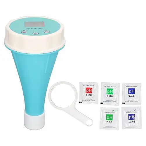 Produktbild: 6-in-1-Detektor Wasserqualitätstester, Digitaler Wasserqualität Tester BLE-YC01 Pool Monitor PH Tester