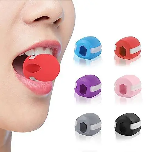 Produktbild: 6pc x kiefertrainer, jawline trainer, kiefer trainer, jawline balls, jawline exercise, doppelkinn trainer ball, jawline face exercise ball, jaw exerciser ball, jaw trainer, jaw balls