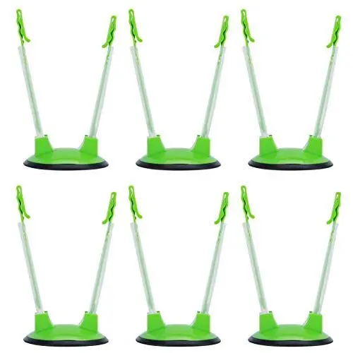 Produktbild: 6Pcs Green Sandwich Racks Holder Lebensmittelaufbewahrungsbeutelhalter Ständer Freisprechbeutel Racks Ziploc Beutelhalter Ständer Home Kitchen Kochzubehör