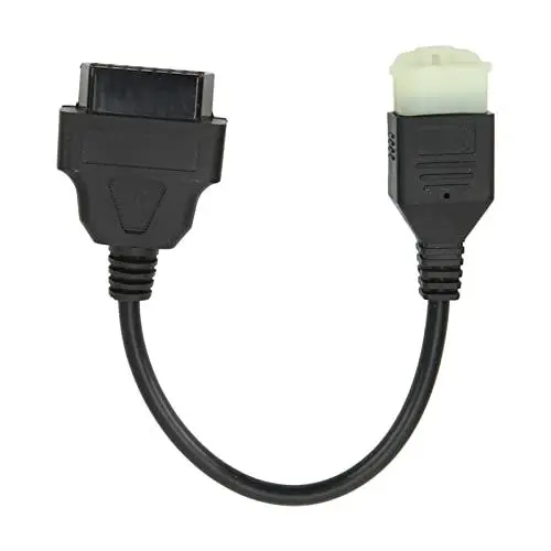 Produktbild: 6-poliges OBD2-Diagnoseadapterkabel, Stabile Übertragung für Motorrad-Tune, ECU-Programmierung, Motorrad-Diagnosekabel, OBDII-Diagnoseadapterkabel, ECU-Programmierkabel-Diagnose