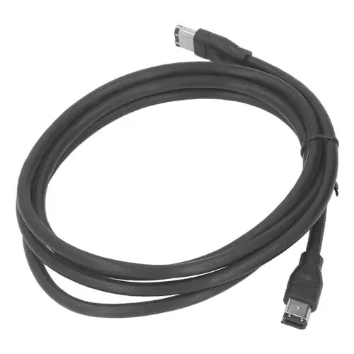 Produktbild: Hochgeschwindigkeits-Firewire-DV-Kabel, 1,8 M Lang, Zuverlässig und Effizient, Kompatibel mit Camcordern, Digitalkameras, Druckern