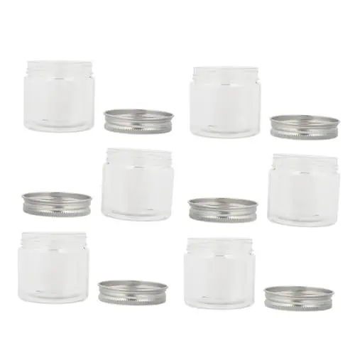 Produktbild: 6St Aluminium deckel in Flaschen reise cremetiegel Reise-Kosmetikdose Buttercreme cremig kosmetisches Probenglas Lotion-Creme-Behälter breiter Mund Container Lotion Creme reisen