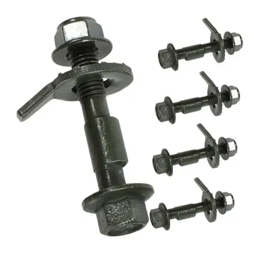 Produktbild: 6St Ausrichtungssatz für Fahrzeuge Camber-Kit Camper Schraubensatz Verstellbare Schraube Hochfeste Schraube Ausrichtungseinstellbarer Sturzsatz Auto-Sturz-Einstell-Kit Stahl Black Gatuida