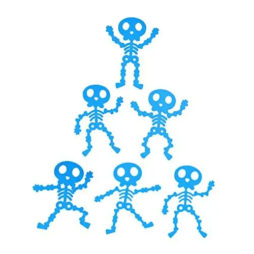 Produktbild: jojofuny 6pcs Schaufenster Dekorative Decals Halloween Glowing Aufkleber Für Bar Atmosphäre