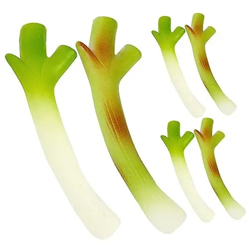 Produktbild: Gogogmee 6stücke Künstliche Gemüse Dekoration Teiliges Mit Realistischen Grünen Zwiebeln Für Fotografie Küchendekoration Und Wohnaccessoires Für Dekoration Von Gemüseläden Und