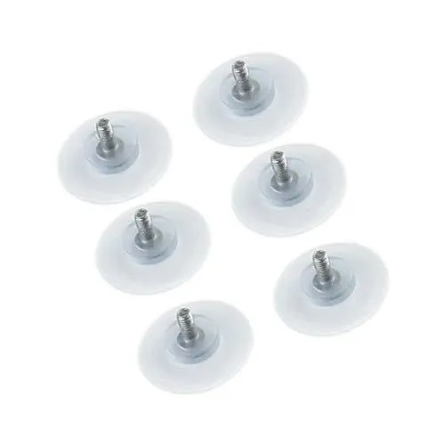 Produktbild: Homoyoyo Glastischbecher Mit Schrauben 6 Stück – Kollision Für Möbel Seifenschale Küche Badezimmer