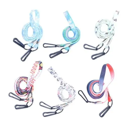 Produktbild: 6st Anti-lost-lanyard Für Maske Schnapsgläser Maske Verstellbares Lanyard Gesichtsmaskenband Maskenband Mit Clip Maskenverlängerungsgürtel Lanyards Für Polyestergarn Beaupretty