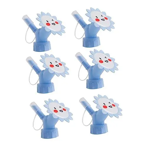 Produktbild: 6st Bewässerungsgerät Gemüsepflanzen Kleine Gießkanne Für Zimmerpflanzen Mini-Werkzeuge Flaschenverschluss Flaschenbewässerungsdüse Bonsai Pflanze Sprinkler Plastik Gießen Streuen
