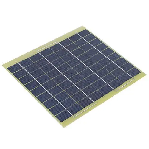 Produktbild: 6W Solarpanel, Faltbare Solarmodule 6W 18V Polykristallines Silizium Tragbares Solarladegerät Batterieladegerät, Solar-Ladegeräte für Mobiltelefone