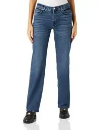 Produktbild: 7 For All Mankind Damen Ellie Straight Luxe Vintage Jeans, Dark Blue, 26 EU