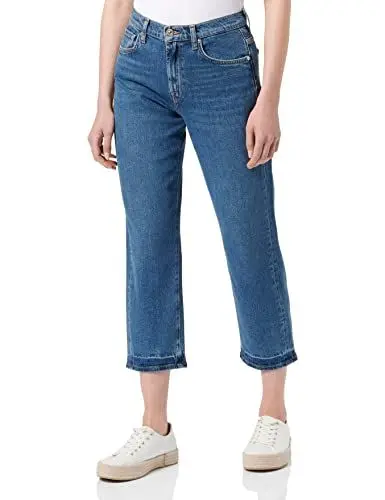 Produktbild: 7 For All Mankind Damen The Modern Straight Jeans, Dark Blue, 27 EU
