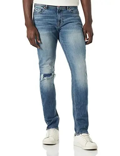 Produktbild: 7 For All Mankind Herren Paxtyn Constructor Indigo Jeans, Mid Blue, 28 EU