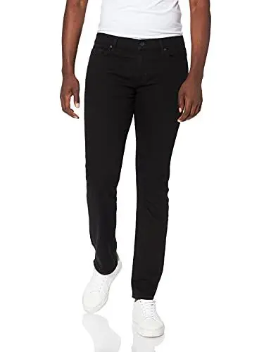 Produktbild: 7 For All Mankind Herren Ronnie Skinny Jeans, Schwarz (Black PB), 28W / 32L