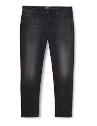 Produktbild: 7 For All Mankind Herren Slanke toelopend Tapered Fit Jeans, Schwarz (Black 0bb), 34W / 32L EU