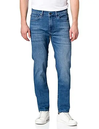 Produktbild: 7 For All Mankind Herren Slimmy Tapered Luxe Performance Eco Mid Blue Jeans, Mid Blue, 32W 30L EU