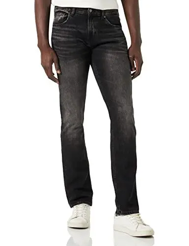 Produktbild: 7 For All Mankind Herren The Straight Thunder Jeans, Schwarz, 32 EU