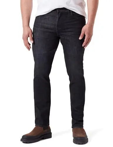 Produktbild: 7 For All Mankind Men's Slimmy LuxPerAge Jeans, Black, 34