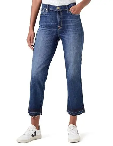 Produktbild: 7 For All Mankind The Straight Crop Nolita Dark with Released Hem