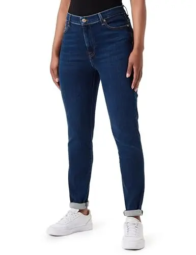 Produktbild: 7 For All Mankind Women's HW Skinny SliIllLeg Jeans, Dark Blue, 44