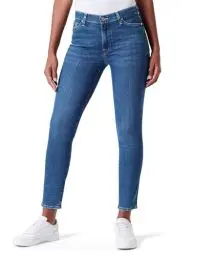 Produktbild: 7 For All Mankind Women's HW Skinny SliIllSat Jeans, Mid Blue, 52