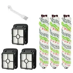Produktbild: 7 Stück Staubsauger Bürstenrolle Zubehör für Bissell Crosswave 1866/1868/1926/1785 Staubsauger-Ersatzkit 3 Walzenbürsten + 3 Filter + 1 Reinigungsbürste Nass- & Trockensauger