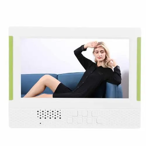 Produktbild: 7 Zoll Digital Bilderrahmen, Elektronischer Fotorahmen mit Mehreren Funktionen und Dual Mode Steuerung, Externer Speicher Erforderlich, für das (EU-Stecker)