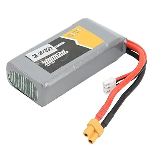 Produktbild: 7,4 V Lipo-Akku, Wiederaufladbarer RC 4000 mAh Lipo-Akku 8C SafeFemale XT30 Stecker mit hoher Umwandlungsrate für RC-Flugzeug-Auto-LKW und RC-Boote