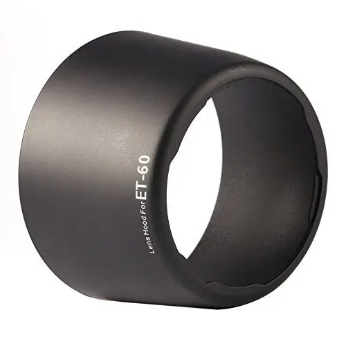 Produktbild: Dioche Gegenlichtblende 75-300MM, Schwarze Professionelle Ersatz-Gegenlichtblende ET60 für F/4-5.6 75-300 mm f/4-5.6 USM