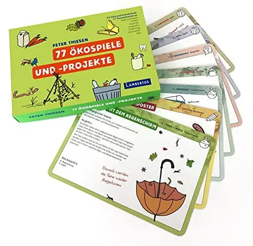 Produktbild: 77 Öko-Spiele und -Projekte für Kita und Grundschule: Kartenset