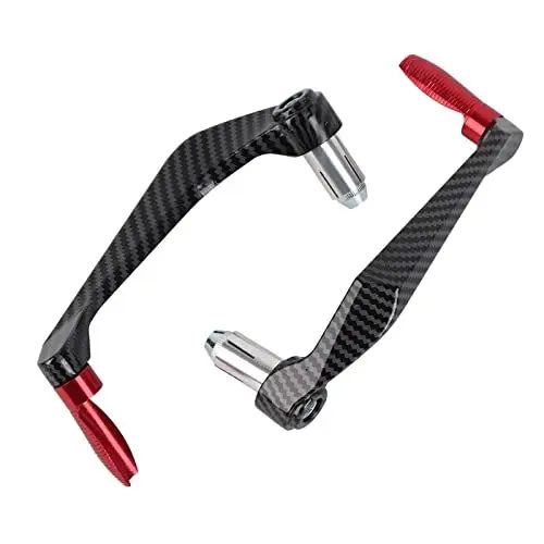 Produktbild: 7/8inch Universal Motorcycles Handguards Lenker Handschützer Brush Bar Griffschutz Aluminiumlegierung(rot)
