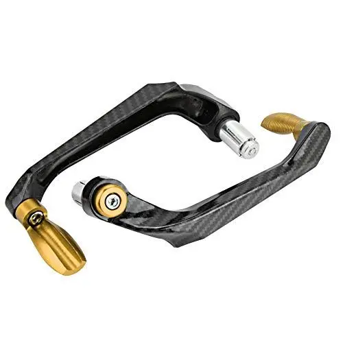 Produktbild: 7/8inch Universal Motorcycles Handguards Lenker Handschützer Brush Bar Griffschutz Aluminiumlegierung(Golden)