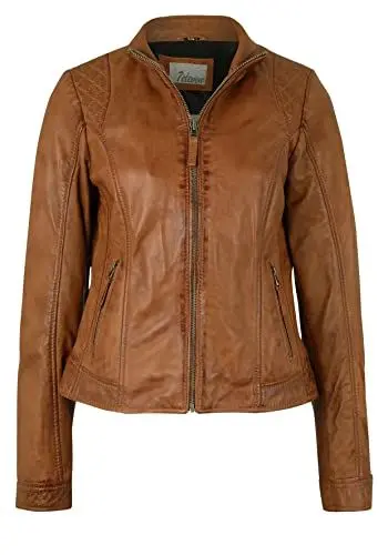 Produktbild: 7eleven Damen Lederjacke cognac S/36