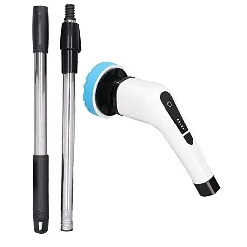Produktbild: 7-in-1-Multifunktions-Elektro-Reinigungsbürste, Wiederaufladbar, USB-Hand-Power-Scrubber-Set für Tiefenreinigung, Polieren, Wachsen