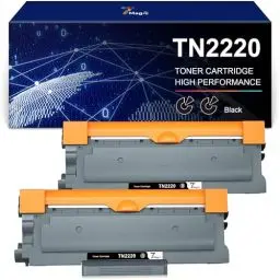 Produktbild: 7Magic TN2220 Toner Kompatibel für Brother TN2220 TN2010 TN2210 Toner für Brother MFC-7360N DCP-7055 HL-2130 HL-2240 HL-2250DN MFC-7460DN FAX-2840 DCP-7055W HL-2135W MFC 7360N Toner (2 Schwarz)