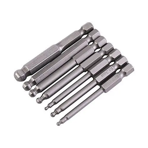 Produktbild: 7 Stück Torx Schraubendreher Bit Set, Stahl 1/4