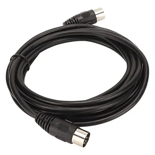 Produktbild: 7-poliges DIN-Midi-Kabel, Stecker auf Stecker, 9 Fuß, Controller-Schnittstelle, Audiokabel für Bang & Olufsen, Naim, Quad-Stereo-Systeme. Kabel