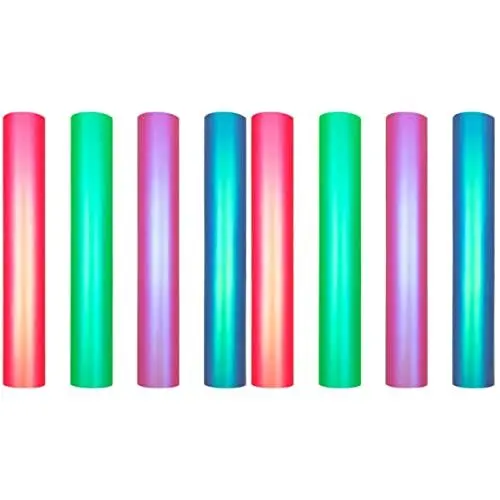 Produktbild: 8 Blätter Vinylfolie Farbwechselndes Vinyl-Handwerk Selbstklebendes Vinylbündel Aufkleber Mit Farbwechsel Kaltwechsel-Vinyl Heißpressfolie Vinyl Kind Basalmembran Beschriftung