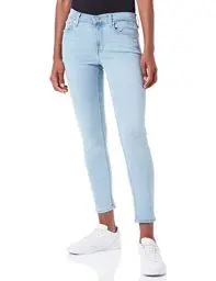 Produktbild: 8 For All Mankind Damen The Ankle Skinny Bair Eco Jeans, Light Blue, 25
