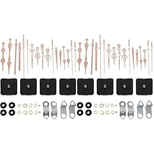 Produktbild: DOITOOL 8 Sätze Welle Fegen Hände Japanische Zeiger Teile Kit Werkzeug Bewegung Uhr Automatisch Skelett Ersatz Moderne Küche Batterie Aufhänger Leise Led Bewegungen Werke Betrieben