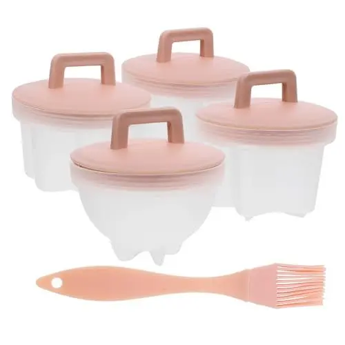 Produktbild: 8 Stk Eierkocher für die Mikrowelle Mikrowellen-Eierkocher Einzelei-Wilderer pochierbecher für eier gedämpfter Eierbecher Eierdampfer für die Mikrowelle Eierschecke Schimmel Kapsel