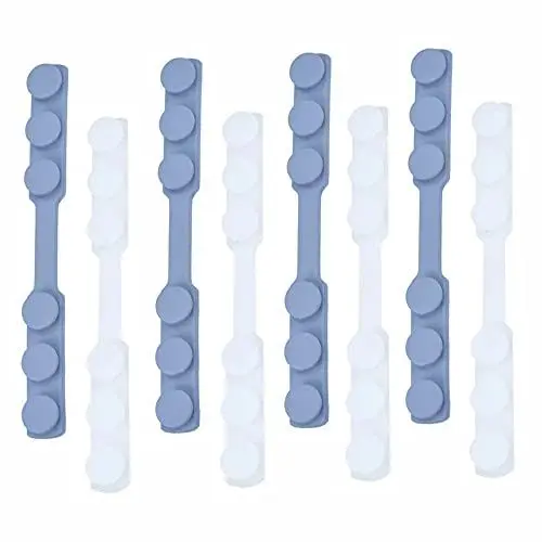 Produktbild: 8 Stück Maskenhalter Silikon Maskenhaken, Ohrverlängerungsmaske wegen Ohrenschmerzen gelindert, Maskenhalterung für Mundschutz von SmartProduct