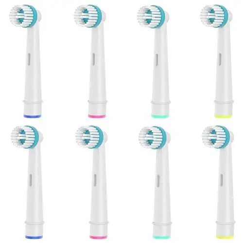Produktbild: 8 Stück Ortho Care Aufsteckbürsten, Kompatibel mit Braun Oral B Elektrische Zahnbürste für die Präzise Reinigung um Zahnspangen.