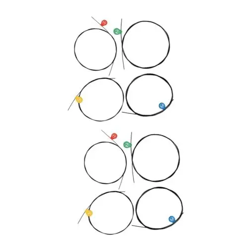 Produktbild: Abaodam 2 Sets Sopran-ukulele-saiten-set A/e/c/g Nylonsaiten Zubehör Für Ukulelenspieler 4 Stück * 2
