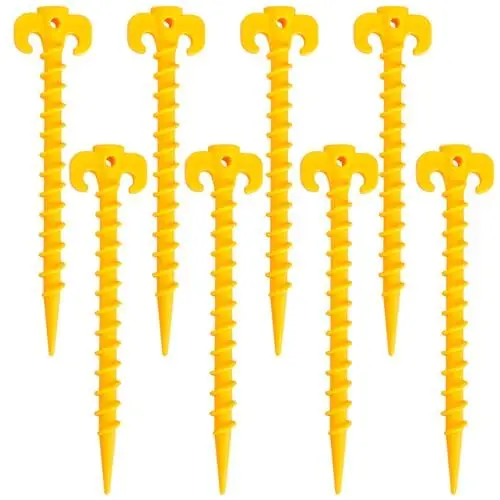 Produktbild: 8 Stück Zeltheringe Sandheringe Tent Pegs Zelthaken Zeltnägel Camping Heringe Zelt Heringe,für Camping, Outdoor, Strand und Wandern