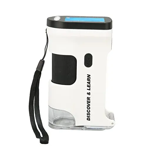 Produktbild: 800-faches Taschenmikroskop, 2-Zoll-LCD-Farbbildschirm, 2000 MAh, Tragbare USB-Mikroskope, Batterie, Multifunktional, Tragbar für Plan S, One Coin GIF oder Kids Sudens
