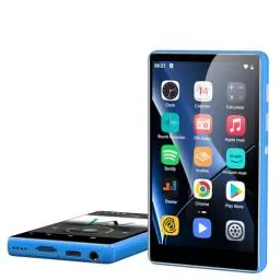 Produktbild: 80GB MP3 Player mit Spotify, SWOFY MP3 Player mit Bluetooth und WLAN, 4,0 Zoll Touchscreen MP4 Player Android mit Amazon Music, Audible, Deezer, Musik Player für Kinder, Unterstützt bis zu 512GB(Blau)