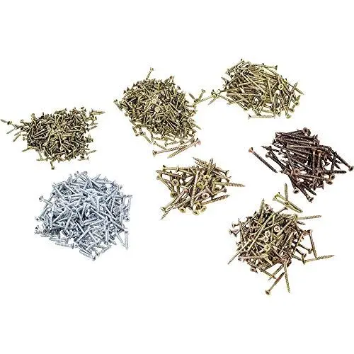Produktbild: 826371 Spanplattenschrauben-Sortiment 1000 Teile